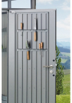 Biohort Gartenger&auml;tehalter &raquo;HighLine&laquo; 2-iejų vienetų rinkinys quarzgrau-metallic