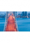 Komar Tapetai &raquo;Digitaldruck Vlies - San Francisco Blues - Gr&ouml;&szlig;e 300 x 200 cm&laquo; ra&scaron;tuotas glatt Wohnzimmer miegamojo kambario baldai
