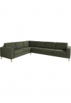 ATLANTIC home collection Kampinė sofa &raquo;Terra L-Form&laquo; su Wellenunterfederung langer Schenkel i&scaron; kairės arba i&scaron; de&scaron;inės montierbar