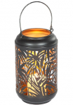 Ambiente Haus Kerzenlaterne &raquo;Laterne Palmdesign metalas - (H) 36 cm&laquo;
