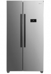 BAUKNECHT &Scaron;aldytuvas &raquo;SBS C90 IN&laquo; 177 cm hoch 91 cm plotis Kein Abtauen mehr n&ouml;tig Dank Dual Cool Total NoFrost