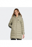 adidas Sportswear Pūkinė striukė &raquo;ESSENTIALS CLIMAWARM 3-STREIFEN LIGHT Pūkinė striukė su Kapi&scaron;onu Žieminė striukė Moterims