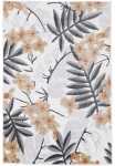 carpetfine Kilimas &raquo;Deja 102&laquo; rechteckig 4 mm auk&scaron;tis tvirtas Flachgewebe Floral Palmenbl&auml;tter In- ir Lauko Kiliminis takelis