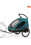 Hauck Fahrradkinderanh&auml;nger &raquo;Dryk dvi Ocean Green&laquo; dėl 2 Kinder; ir Buggy-Rad