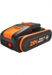 Worx Akumuliatorinis &raquo;&raquo;WA3639 PowerShare&laquo;&laquo; 20 V 2 Ah su h&ouml;her Saugiklis & l&auml;ngerer Laufzeit LED-Anzeige