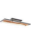 Brilliant LED lubinis &scaron;viestuvas &raquo;Chaumont&laquo; LED-Board 1 Stk. Warmwei&szlig; LED lubinis &scaron;viestuvas 100x14x30 cm 6600 lm 3000 K Metall/Holz/Kunststoff