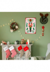 queence Metalinis paveikslas &raquo;Nutcracker&laquo; Weihnachten 1 Stk. dalys Stahlschilder