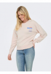 ONLY Sportinio stiliaus megztinis &raquo;ONLPHILEA L/S FRUIT O-NECK UB SWT&laquo;