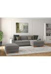 sit&more Kampinė sofa &raquo;Dundee L-Form&laquo; su spyruoklės ir Massivholzf&uuml;&szlig;en patogi su Kopfteilverstellung