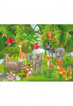 Papermoon Fototapetas &raquo;Kids Jungle Animals&laquo; glatt