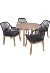 Garden Pleasure Garten-Essgruppe &raquo;ARVADA/POMONA rinkinys 1&laquo; 5 Stk. dalys
