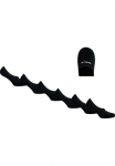 Fila Pėdutės &raquo;UNISEX GHOST SOCKS&laquo; 6 pora su Logo-Schriftzug Silikonstreifen an der Ferse dėl besseren Halt