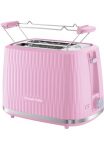 RUSSELL HOBBS Skrudintuvas &raquo;Eden 27372-56 Himbeere&laquo; 2 skeltukas 800 W 6 Br&auml;unungsstufen Hebefunktion Auftau- Aufw&auml;rm- & Stoppfunktion