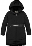 Calvin Klein Jeans Calvin KLEIN Džinsai Dygsniuota striukė &raquo;CLASSIC BELTED COAT&laquo; dėl Vaiki&scaron;ki iki 16 Jahre su diržas