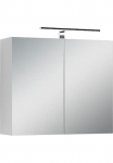 byLIVING Spintelė su veidrodžiu &raquo;Serie Spree in vielen plotis erh&auml;ltlich&laquo; Soft-Close LED Ap&scaron;vietimas su Schalter- ir Steckdosenbox