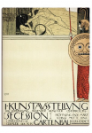 Artland Paveikslas ant drobės &raquo;Plakat dėl die Ausstellung der I. Secession (Vor d&laquo; Ausstellungsplakate 1 Stk. dalys ant Holzrahmen gespannt