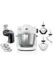 BOSCH Virtuvinis kombainas &raquo;Serie 6 MUMS6EW13D Priedai Nerūdijančio plieno indas wei&szlig;&laquo; 7 keletas sluoksnių 3 Scheiben Knethaken/R&uuml;hr-/Silikonbesen sp&uuml;lm.fest