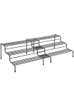 Metaltex Prieskonių stovas 2 Stk. dalys 3 Etagen su exclusiver TouchTherm&reg; va&scaron;kuotas audinys