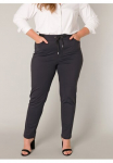 Base Level Curvy Kelnės &raquo;Liana&laquo; vasarinės kelnės su Stretch ir rai&scaron;teliai im Jeggings-Style