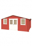 LASITA MAJA Sodo namelis &raquo;Udo 300&laquo; Blochbohlenhaus 28mm Fundamentmass 4800x3000 Schwedenrot