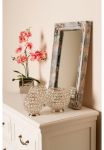 Myflair M&ouml;bel & Accessoires Sieninis veidrodis &raquo;Manja&laquo; rechteckig verzierter grotelės i&scaron; mediena Shabby imitacija