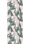 queence Viniliniai tapetai &raquo;Donex&laquo; Motiv | floral | gebl&uuml;mt | gemustert glatt 90x250cm selbstklebend kinderleichte Anbringung Sticker
