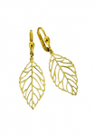 Fascination by Ellen K. Pora auskarai &raquo;333 Gold Blattmotiv 42mm lang&laquo;
