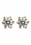 Orolino Pora auskarai &raquo;Gold 585 su 2 nat&uuml;rlichen Brillanten zus. 025ct.&laquo;