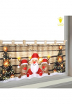 Delindo Lifestyle Užuolaida &raquo;WEIHNACHTS-TEAM&laquo; Schlaufen 1 Stk. dalys HxB: 45x120 su LED ap&scaron;vietimas