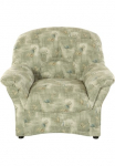 DOMO collection Fotelis &raquo;Bahia belastbar iki 140kg/ Sitz&laquo; Microfaser MELROSE&reg; mocca
