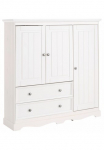 OTTO home Drabužių spinta &raquo;Melissa Kinderkleiderschrank&laquo; W&auml;scheschrankaus tvirtas Kiefer su Grindjuostė plotis 138 cm