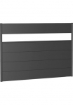 Biohort Juosta 5 Metall-Paneele 1 Acrylglas-Paneel ir 2 Schienen LxH: 194x137 cm