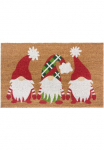 HANSE Home Durų kilimėlis &raquo;Mix Mats Kokos Christmas Gnomes T&uuml;rmatte&laquo; rechteckig 15 mm auk&scaron;tis Weihnachten Durų kilimėlis Lauko Rutschfest viduje kokosų dembliai