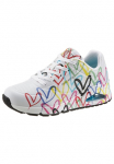Skechers Sportbačiai platforminiu padu &raquo;UNO-SPREAD THE LOVE&laquo; Sportinio stiliaus batai pusbačiai Suvarstomi batai su coolem Graffiti-Print
