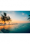Papermoon Fototapetas &raquo;Sunset on Maldives&laquo; glatt