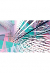 Komar Tapetai &raquo;Digitaldruck Vlies - Space Grid Spring - Gr&ouml;&szlig;e 400 x 250 cm&laquo; ra&scaron;tuotas glatt Wohnzimmer miegamojo kambario baldai