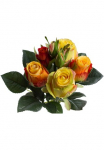 Botanic-Haus Dirbtinė gėlė &raquo;Rosenstrau&szlig; su 5 Rosen ir 3 Knospen&laquo;