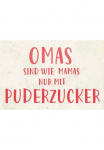 queence Metalinis paveikslas &raquo;Puderzucker IV&laquo; Spr&uuml;che 1 Stk. dalys