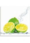 Artland Stiklinis paveikslas &raquo;Limette su Spritzwasser&laquo; Lebensmittel 1 Stk. dalys in padėties dydžiai