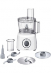 BOSCH Virtuvinis kombainas &raquo;MultiTalent 3 MCM3100W 20 Funktionen Universalus peilis Einf&uuml;llhilfe&laquo; Schneid-Raspel-Wendescheibe Schlagscheibe (Sahne) Dangtis wei&szlig;