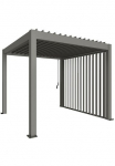 Biohort Pavillonseitenteil &raquo;Seitenwand dėl 3m-Seite von -Pergola&laquo; manuell Reguliuojamas Lamellenwand in Sandwichbauweise