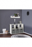 OTTO home Lentyna knygoms &raquo;IZOLA Pertvara spintelė dokumentams W&uuml;rfelregal&laquo; su 6 arba 8 lentynomis quer ir hochkant stellbar (B/T) 76x37 cm