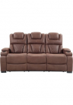 ATLANTIC home collection Trivietė sofa &raquo;Faris&laquo; du Relaxfunktionen klappbare Konsolė su Getr&auml;nkehalter