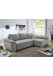 Jockenh&ouml;fer Gruppe Kampinė sofa &raquo;Alster L-Form B: 268 cm&laquo; su miegojimo funkcija Dėžutė patalynei & Pagalvėlė sėdėjimui