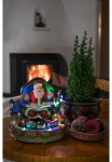 KONSTSMIDE Weihnachtsfigur &raquo;Weihnachtsdeko&laquo; LED Szenerie kalėdų senelis su Kindern ir Zug