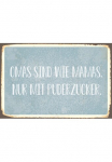 queence Metalinis paveikslas &raquo;Puderzucker&laquo; Spr&uuml;che 1 Stk. dalys