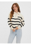 Vero Moda Megztinis &raquo;VMSABA dryžuotas LS HIGHNECK palaidinė GA NOOS&laquo;