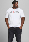 Jack & Jones PlusSize Mar&scaron;kinėliai &raquo;CORP su ra&scaron;tas ir bequemem Rundhals&laquo; ra&scaron;tuotas madingas regular forma medvilnė apvalia i&scaron;kirpte
