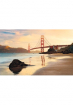 Komar Tapetai &raquo;Digitaldruck Vlies - Golden Gate - Gr&ouml;&szlig;e 400 x 250 cm&laquo; ra&scaron;tuotas glatt Wohnzimmer miegamojo kambario baldai