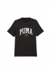 PUMA Mar&scaron;kinėliai &raquo;SQUAD BIG GRAPHIC TEE&laquo; Regular forma Mar&scaron;kinėliai apvalia i&scaron;kirpte su Print-Applikationen trumpomis rankovėmis